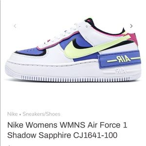 Nike Womens WMNS Air Force 1 Shadow Sapphire CJ1641-100